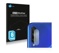 savvies Protector Pantalla para Xiaomi Mi A3 (SÓLO Cámara) (6 Unidades) Película Ultra Transparente