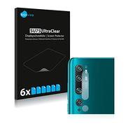 savvies Protector Pantalla para Xiaomi Mi Note 10 (SÓLO Cámara) 6 Unidades - Película Ultra Transparente