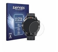 savvies Protector Pantalla para Xiaomi Mibro GS Pro 2 | 6 Unidades Transparente Protección Pantalla Made in Germany Película Ultra Transparente