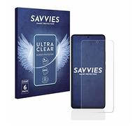 Savvies Protector Pantalla para Xiaomi Poco F5 Pro | 6 Unidades Transparente Protección Pantalla Made in Germany Película Ultra Transparente