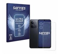 savvies Protector Pantalla para Xiaomi Redmi 15C (Frontal+Cámara) 6 Unidades - Película Ultra Transparente