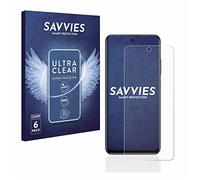 Savvies Protector Pantalla para Xiaomi Redmi Note 10 5G | 6 Unidades Transparente Protección Pantalla Made in Germany Película Ultra Transparente