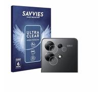 savvies Protector Pantalla para Xiaomi Redmi Note 13 5G (SÓLO Cámara) (6 Unidades) Película Ultra Transparente