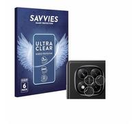 savvies Protector Pantalla para Xiaomi Redmi Note 14 Pro (SÓLO Cámara) 6 Unidades - Película Ultra Transparente