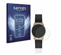 savvies Protector Pantalla para Xlyne X-Watch Joli XW Pro (6 Unidades) Película Ultra Transparente