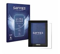savvies Protector Pantalla para Yamaha LCD Display (E-Bike Display) (6 Unidades) Película Ultra Transparente