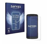savvies Protector Pantalla para Zebra TC27 6 Unidades - Película Ultra Transparente