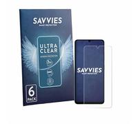 savvies Protector Pantalla para ZTE Blade A36 | 6 Unidades Transparente Protección Pantalla Made in Germany Película Ultra Transparente