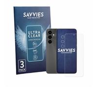 savvies Protector Pantalla para ZTE Blade V80 Max | (Frontal+Cámara) 6 Unidades Transparente Protección Pantalla Made in Germany Película Ultra Transparente