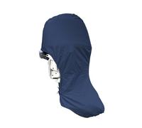 SavvyCraft Cubierta de motor fueraborda resistente, impermeable de poliéster 600D, cubierta de motor de barco de tamaño completo para motor de hasta 175-225 HP, color azul marino