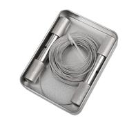 Saw de cabra Dehorning | Cuerda de corte de acero inoxidable con asas, herramienta de centeno de cuerno de ganado para jardín de picnic de camping senderismo