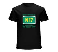 Saw Doctors I Wish I Was On The N17 Stone Walls Irish Men Black T-Shirt Print Unisex Cotton tee Shirt 3XL