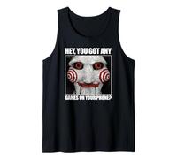 Saw Got Any Games on Your Phone Jigsaw Meme Horror Movie Camiseta sin Mangas