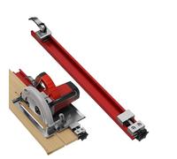 Saw Guide - Circular Saw Accessory, Adjustable Clamp Base, Adjustable Woodworking Cutter Attachment Clamp| Lumber Framing Craft Engraving Straight Edge Support Durable Metal Guide System KitX