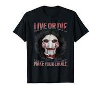 Saw Live or Die Make Your Choice Billy Horror Movie Camiseta