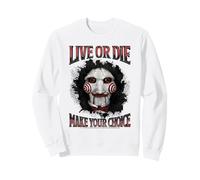 Saw Live or Die Make Your Choice Billy Horror Movie Sudadera