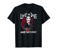 Saw Live or Die Spiral Jigsaw Horror Movie Camiseta