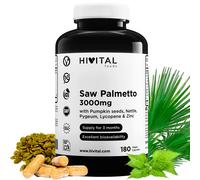 Saw Palmetto 3000 mg | 180 cápsulas veganas. Hivital