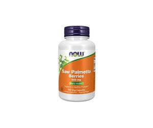 Saw Palmetto Bayas 550 mg 100 Veg Cápsulas Now Foods