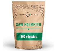 Saw Palmetto Extracto 10:1-200 Cápsulas Veganas de Alta Dosis Vegetal | Palma Enana Americana - Complejo de Palma Enana Pura - Complemento Alimenticio Puro - Sin Aditivos ni Rellenos