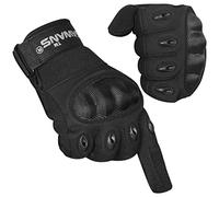 SAWANS - Guantes de Moto para Deporte de Moto, equitación, para Hombre y Mujer, falanges rígidos, Pantalla táctil, Bicicleta de montaña, Ciclismo de Carretera, Senderismo, Ciclismo, Escalada, Camping