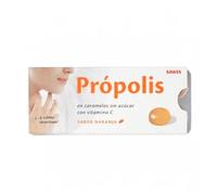 Sawes Caramelos Propolis Naranja Sin Azúcar Blister 22 gr