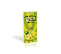 Sawes Caramelos Limón Blisters Sin Azúcar 22 gr - Alivio de Dolor de Garganta y Afonía