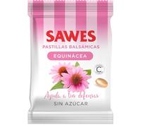 SAWES Pastillas Balsámicas Equinácea Caramelos Sin Azúcar con Vitamina C Refrescan y Suavizan la Garganta Bolsa de 50 Gr