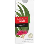 SAWES Pastillas Balsámicas Eucalyptus Caramelos Sin Azúcar con Mentol y Eucalipto Refrescan la Garganta y Despejan 3 Caja de 10 Pastillas 22 g