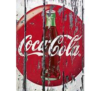 Sawfish® COCA COLA - Letrero de pared de metal, estilo vintage, diseño retro