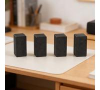 Sawhamale 4 pares de pesas magnéticas para cortinas, resistentes al viento, clips de sujeción para cortinas al aire libre, manteles, banderas y forros de baño para evitar que se vuelen, blanco, negro