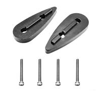 Sawhamale 7075 Espaciadores de manillar de aluminio para barras aerodinámicas - Altura de apilamiento de 5 mm/10 mm/20 mm/40 mm, espaciadores ligeros para vástago de bicicleta de ciclismo (paquete de