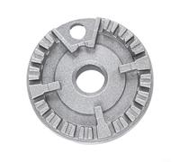 Sawhamale Accesorio de repuesto para estufa de gas de aluminio para cocinas empotradas SABAF, distribución uniforme del calor para una cocción eficiente, plata, 47 mm a 125 m (#55)