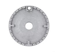 Sawhamale Accesorio de repuesto para estufa de gas de aluminio para cocinas integradas SABAF, distribución uniforme del calor para una cocción eficiente, plata, 47 mm a 125 m (#100)