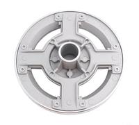 Sawhamale Accesorio de repuesto para estufa de gas de aluminio para cocinas integradas SABAF, distribución uniforme del calor para una cocción eficiente, plata, 47 mm a 125 m (#130)