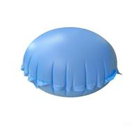 Sawhamale Almohada de aire para piscina, almohada inflable circular para piscina, cojín flotante impermeable de PVC para cubierta de piscina al aire libre, soporte que evita la acumulación de agua y