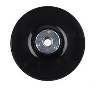 Sawhamale Almohadilla de respaldo para amoladora angular para discos de fibra de resina de 4.5, 5 y 7 pulgadas con varillas de refrigeración en espiral de rosca de 5/8-11 y tuerca de bloqueo para