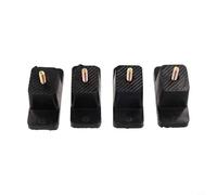 Sawhamale Almohadillas absorbentes de golpes para montaje en unidad de aire acondicionado, 5,5 cm de alto, pies de goma antivibración para reducción de ruido de compresor de CA, ajuste para la mayoría