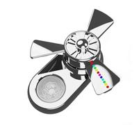 Sawhamale Ambientador USB para coche con luz ambiental RGB, modos de respiración estroboscópica dinámica de 7 colores, difusor inteligente de aromaterapia con almohadillas de aroma reemplazables