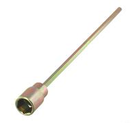 Sawhamale Barra de extensión de llave hexagonal de 19 mm, manga larga de adaptador de 300 mm para taladro eléctrico, esquina, Steadies plateado (multicolor)