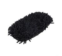 Sawhamale Cabezal de cepillo de lavado de coche de chenilla amarilla con esponja incorporada para limpieza de detalles automáticos, kit de herramientas de repuesto de fregona de 27 x 15 cm