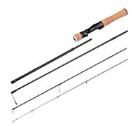 Sawhamale Caña de pescar portátil de carbono de 156 a 180 cm, longitud ajustable, para viajes, boca de caballo, pesca, ligera, 100 g, equipo deportivo al aire libre (recto)