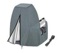 Sawhamale Cubierta de bomba de filtro de arena para modelos INTEX de 12 a 16 pulgadas, Oxford 420D impermeable, funda de protección para exteriores con cremallera y hebilla, 25.9 x 24.4 x 28.3