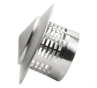 Sawhamale Cubierta de ventilación de techo de acero inoxidable 304 para salida de aire fresco y campana de escape de conducto, protector de tubo de escape de pared exterior resistente a la intemperie