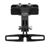 Sawhamale EBike - Soporte de montaje para luz trasera de bicicleta eléctrica con construcción ABS compatible con cámaras deportivas, accesorio negro para ciclismo