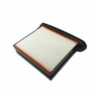 Sawhamale Filtro de vacío de plegado plano para aspiradoras Bosch GAS25, GAS25L y GAS50 en húmedo/seco, filtro de repuesto de poliéster lavable, filtración de alta eficiencia, paquete de 1