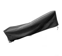 Sawhamale Funda impermeable de tela Oxford para protección de banco de gimnasio al aire libre con cierre de cordón a prueba de polvo y asa práctica, color negro, 152 x 46 x 54 cm (600D)