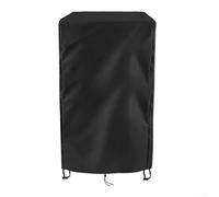Sawhamale Funda para freidora de pavo Oxford 210D, impermeable, para exteriores, protectores de polvo con correas ajustables y ventilación para crioleFeast King Kooker cangrejo hervidor negro (39,9 x