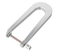 Sawhamale Juego de abrazaderas de barra de bajo para violín, herramientas de reparación e instalación de luthier de aluminio para violín y violonchelo, plata (profundidad 15,3 cm)