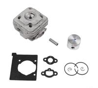 Sawhamale Juego de cilindros y pistones de hierro fundido Pistones y cilindros Cilindros Motosierra Pistones de repuesto con juntas para Oleo-Mac 741 BC420 Sparta 424 440 441 OM43 para efco 8410